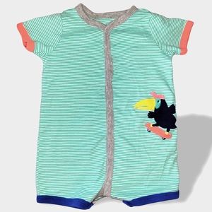 💥5/$25 Carter's Short Sleeve Summer Jumpsuit Size 12m